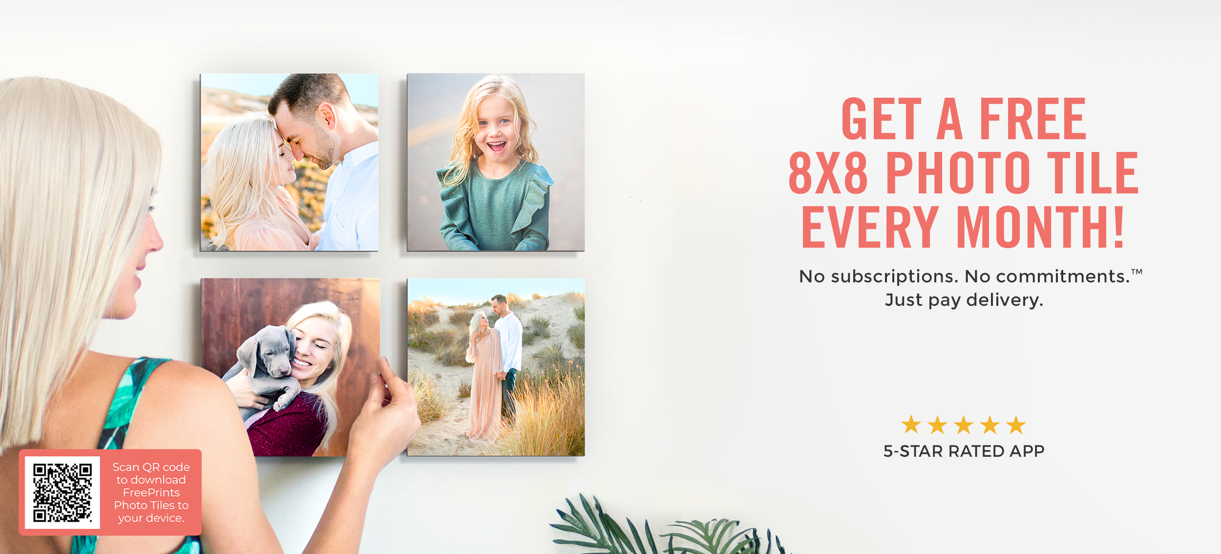 GET A FREE 8X8 PHOTO TILE